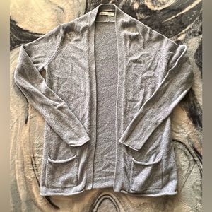 Light grey knit cardigan